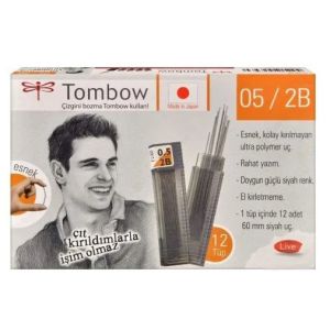 Tombow Min Klasik Mono Lead 2B 0.5 MM 12'li
