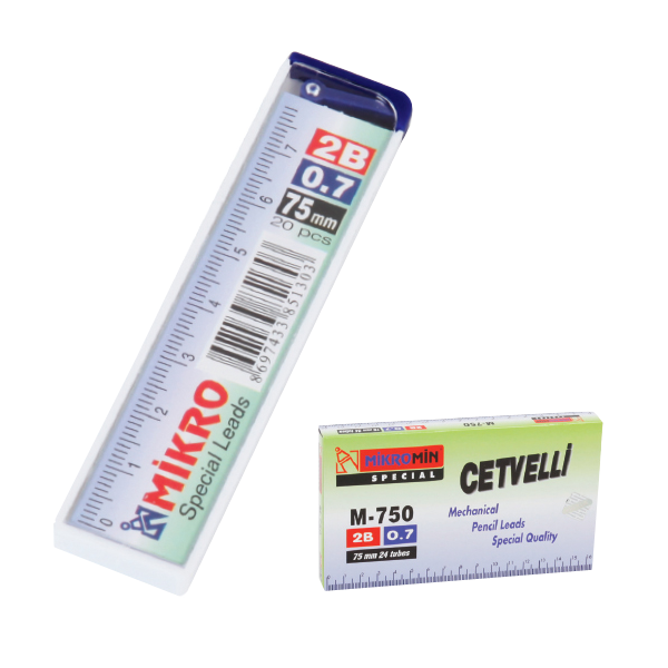 Mikro Cetvelli Kalem Ucu 0.7 mm 75 mm