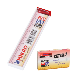 Mikro Cetvelli Kalem Ucu 0.5 mm 75 mm