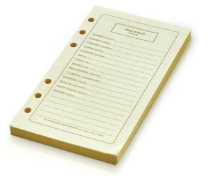 Heeton Organizer Ajanda Yedeği A6 Tarihsiz A48-809