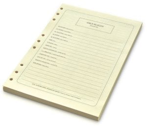 Heeton Organizer Ajanda Yedeği A5 Tarihsiz A25-809