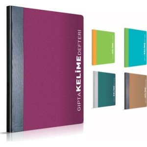 Gıpta Kelime Defteri İplik Dikişli PP Kapak A5 56 Yaprak