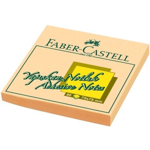 Faber Castell Yapışkanlı Not Kağıdı Harmony 75x75 mm Krem