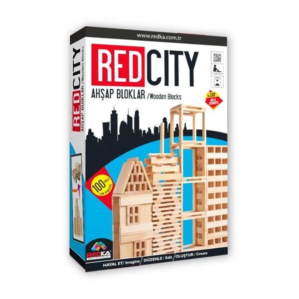 Red Cıty Ahşap Bloklar