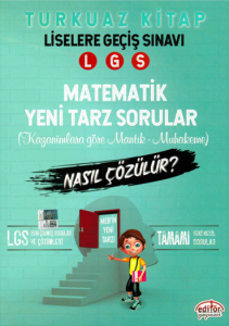 Editör Yayınları 8.SINIF LGS MATEMATİK MANTIK MUHAKEME SORULARI
