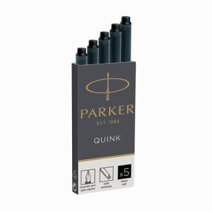 Parker Quink Dolma Kalem Kartuşu 5\'li Siyah