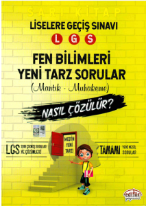 Editör Yayınları 8.SINIF LGS FEN BİLİMLERİ MANTIK MUHAKEME SORU