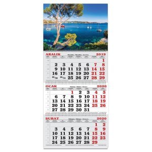 Keskin Color 2021 Denizci Takvimi Spiralli Ankara