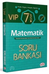 Editör Yayınları 7.SINIF VIP MATEMATİK SORU BANKASI