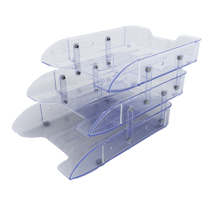 Mas Evrak Rafı Plastik Hareketli 3 LÜ Şeffaf