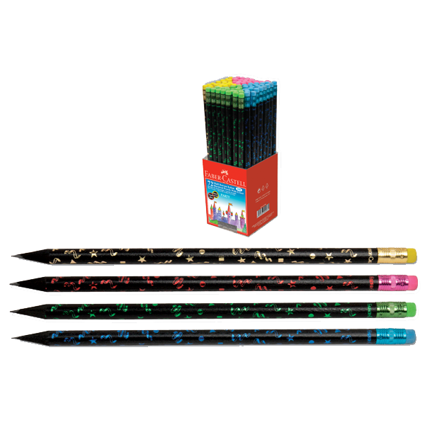 Faber Castell Kurşun Kalem Party Yuvarlak Silgili