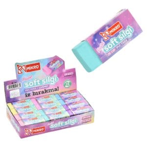 Mikro Silgi Pastel Renkli 2B-24P