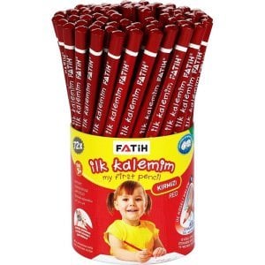 Fatih İlk Kalemim Jumbo Üçgen Kırmızı Başlangıç Kalemi