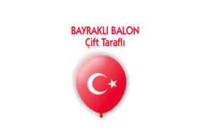 Vatan Balon Ayyıldız Baskılı 100 LÜ