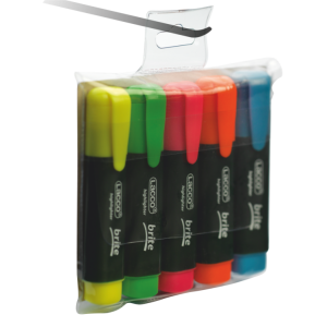 Lacco Brite Fosforlu Kalem 5'li Set