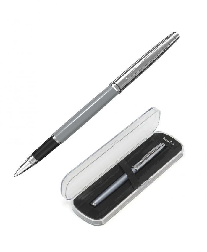 Scrikss Roller Kalem Kristal Kutu Gri