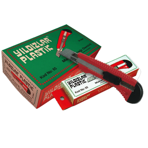 Yıldızlar Maket Bıçağı Geniş Ucu Demirli