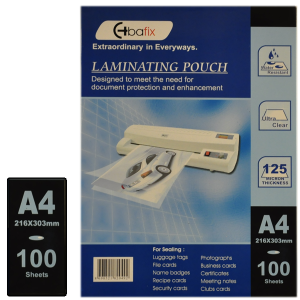 Bafix Laminasyon Filmi A4 125 MIC 100 LÜ