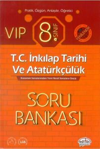 Editör Yayınları 8.SINIF VİP İNKILAP TARİHİ VE ATATÜRKÇÜLÜK SORU BANKASI