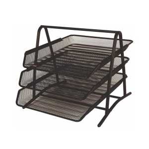 Cassa Metal File Evrak Rafı 3'lü Siyah