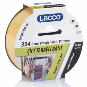Lacco Çift Taraflı Bant 36 mm x 25 m
