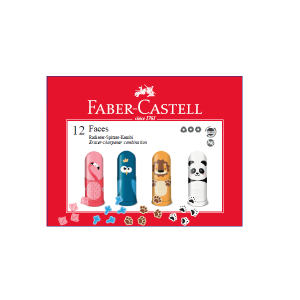 Faber Castell Kalemtraş Silgili Faces