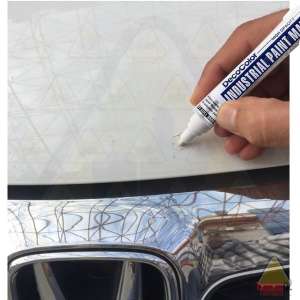 Edding 750 Araç Kaporta Rötuş Gümüş Gri Boya Kalemi (Kalın Uç)