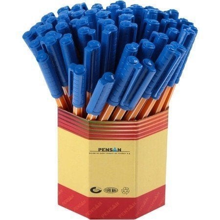 Pensan Tükenmez Kalem Office Pen Mavi 1010 60'lı