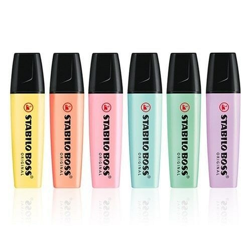 Stabilo Boss Pastel Fosforlu Kalem Seti 6'lı