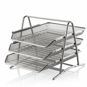 Lacco Metal File Evrak Rafı 3'lü Gümüş