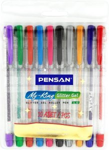 Pensan Tükenmez Kalem My-King Jel Simli 10 Renk