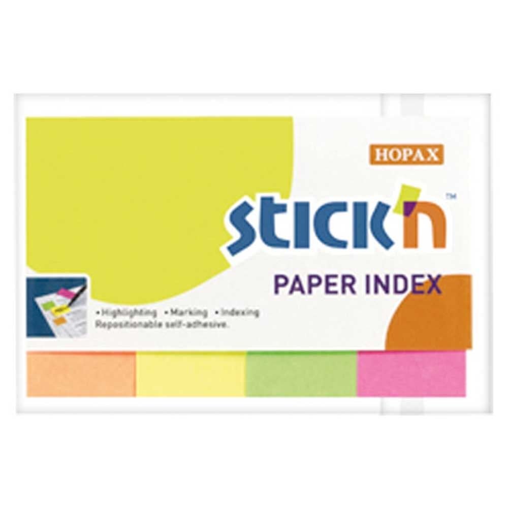 Hopax Stıckn İndeks 200 YP 50x20 Neon 4 Renk