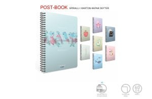 Gıpta Not Defteri Spiralli Karton Kapak A6 80 Yaprak