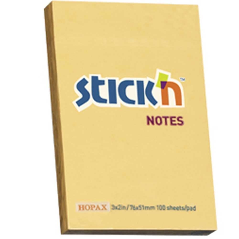 Hopax Stıckn Yapışkanlı Not Kağıdı 76x51 Pastel Kavun İçi 100 YP