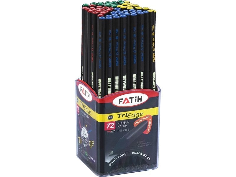 Fatih TriEdge Siyah Lata Kurşun Kalem