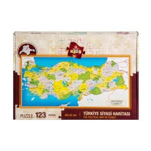 Art Puzzle 81 Parça Frame Türkiye Siyasi Haritası