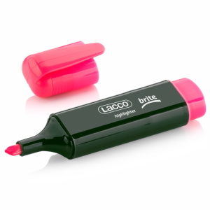 Lacco Brite Fosforlu Kalem Pembe