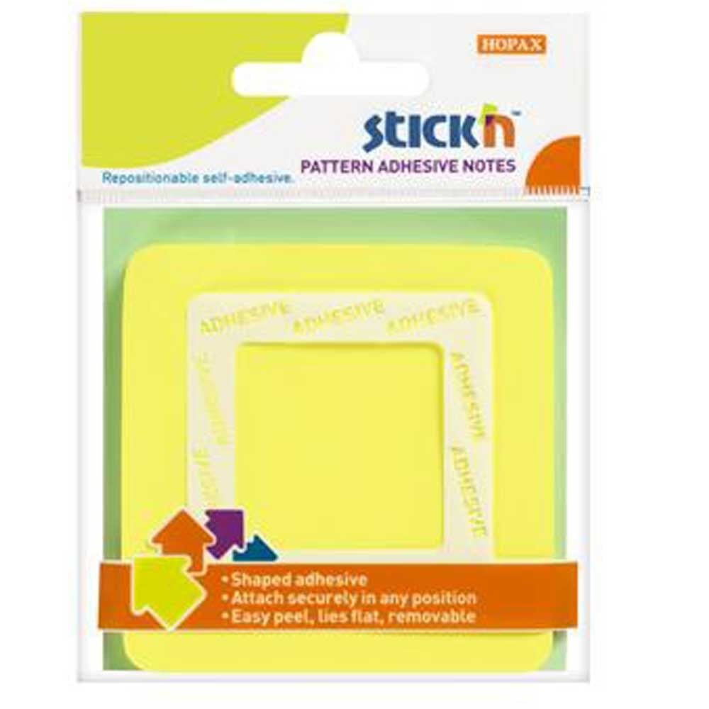 Hopax Stıckn Yapışkanlı Not Kağıdı Kare şekilli 50 YP 70x70 Sarı