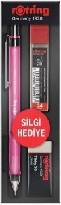 Rotring Visuclick Versatil Uçlu Kalem Seti 0.5 mm Kalem+Silgi+Uç Pembe