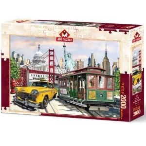 Art Puzzle 2000 Parça Kolaj Amerika