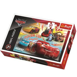 Trefl Puzzle 30 Parça Champion Team Disney Cars 3