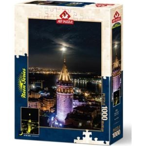 Art Puzzle 1000 Parca Galata Kulesı Neon