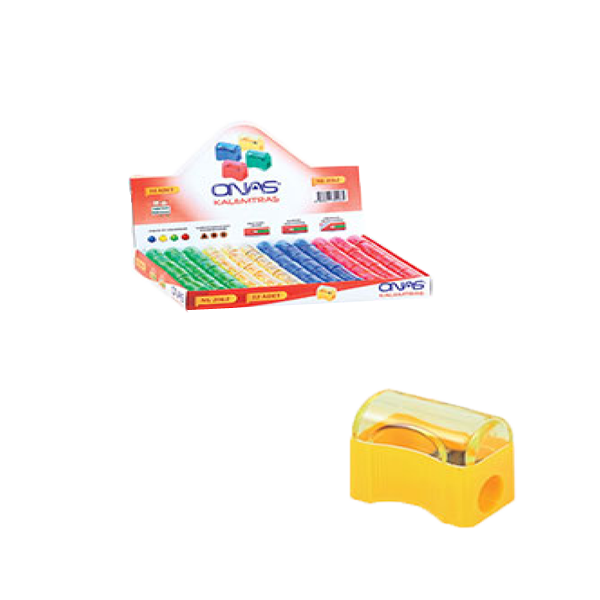 Onas Tekli Kapaklı Kalemtraş 72'li Paket Toptan