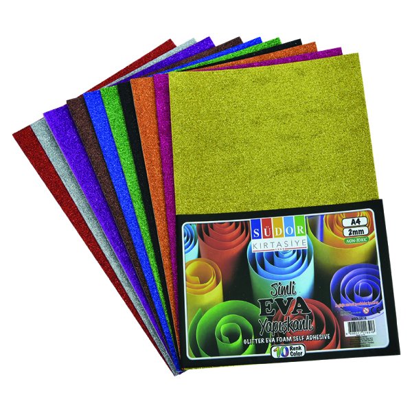 Südor Eva A4 2mm 10 Renk Simli