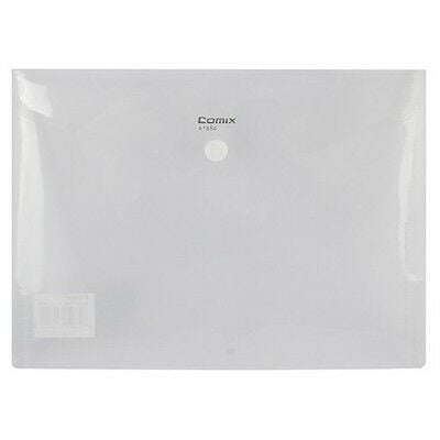 Comix Çıtçıtlı Dosya A5 Şeffaf Renk