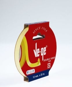 Ve-Ge Çift Taraflı Bant 12mm x 25m