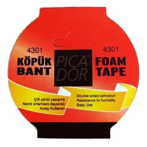 Picador Çift Taraflı Köpük Bant 38mm x 5m