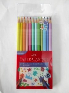 Faber Castell Pastel Renkler Üçgen Boya Kalem 12li