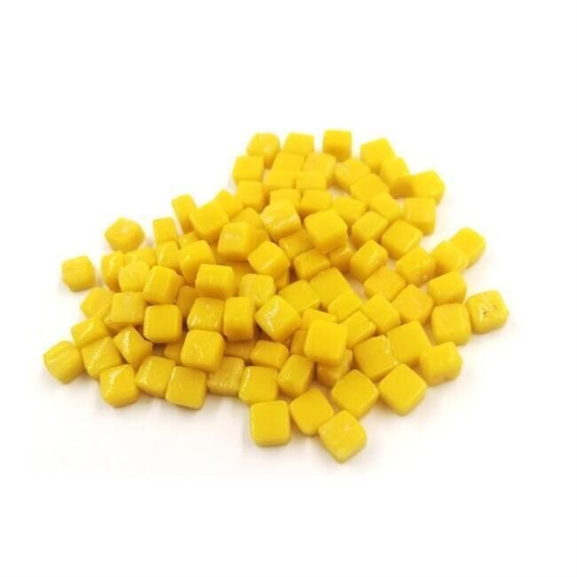 Mozaik Taşı Sarı Küp Kutu (140 gr.)