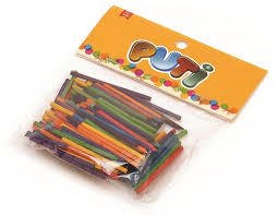 Puti Ahşap Kibrit Çöpü Renkli 200'Lü